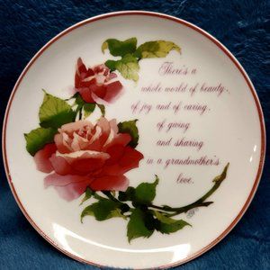 Grandma's Fine Porcelain Plate